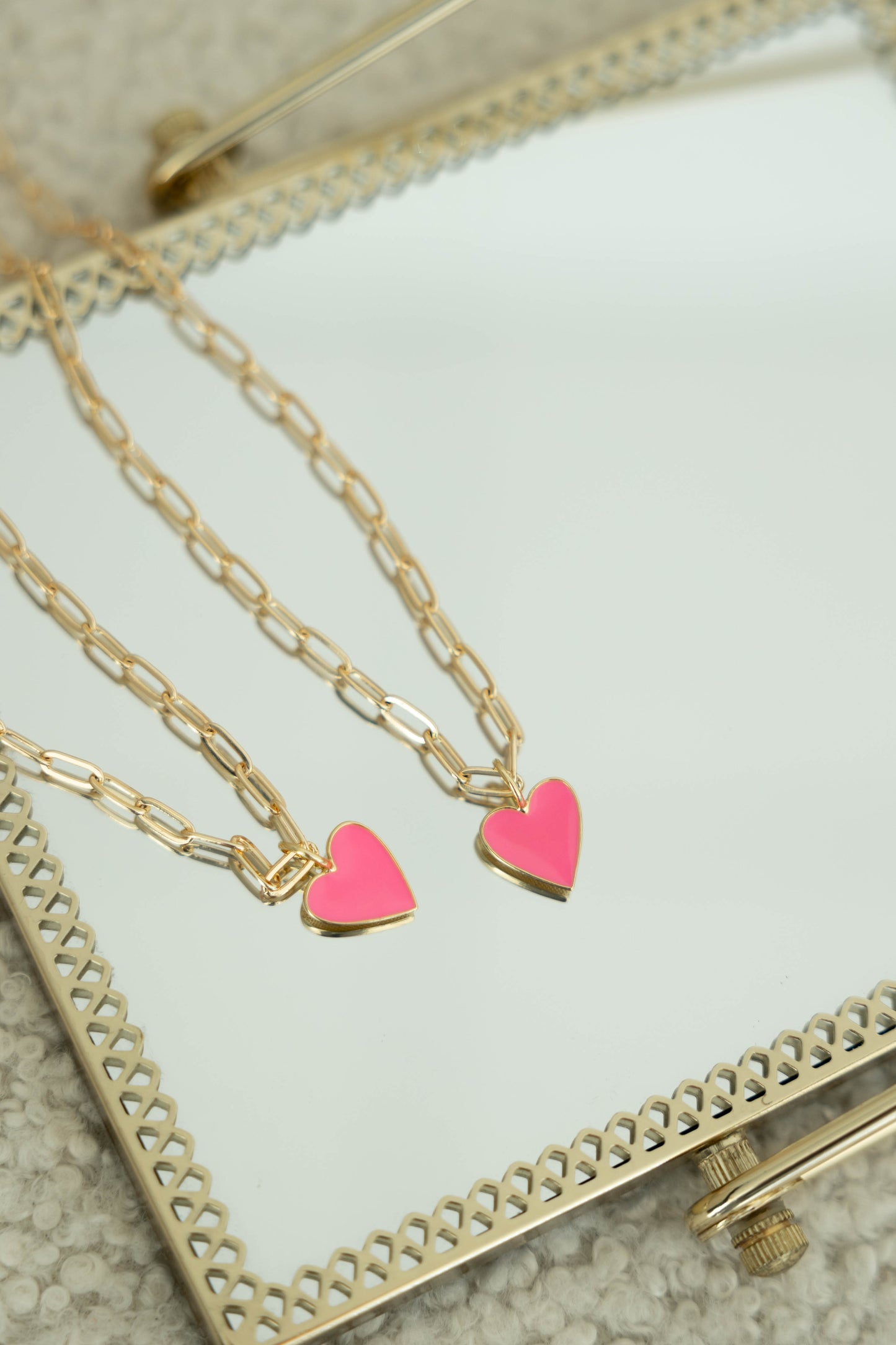 PSALM 4:7 HEART NECKLACE
