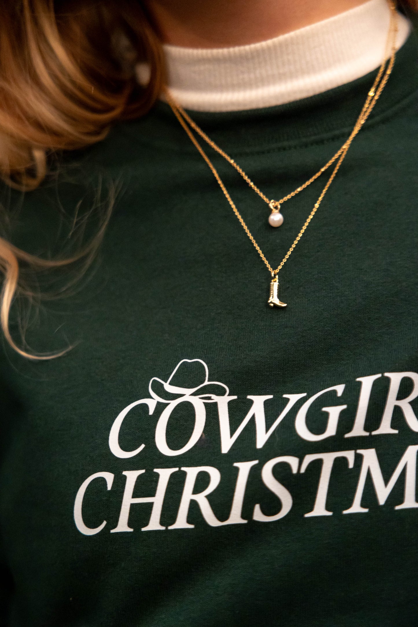 COWGIRL CHRISTMAS NECKLACE